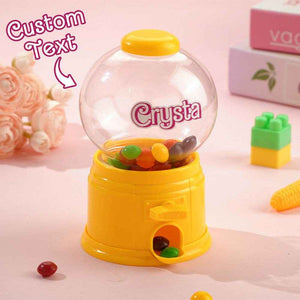 Personalized Mini Gashapon Candy Dispenser – Custom Name Birthday Gift for Kids - Customise Now