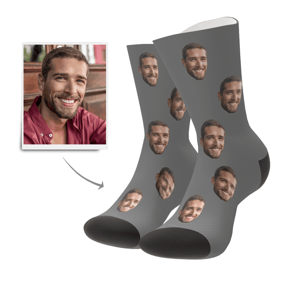 Custom Face Socks – Personalized Photo Socks for Fun & Unique Gifting - Customise Now
