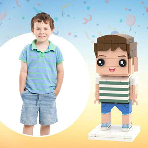 Custom 3D Brick Figure – Personalized Photo Block Toy | DIY Mini Brick Model - Customise Now