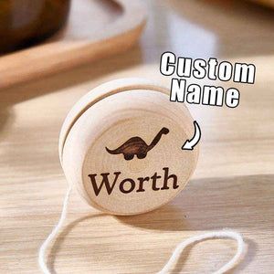 Personalized Wooden Yoyo – Engraved Name Educational Toy - Customise Now
