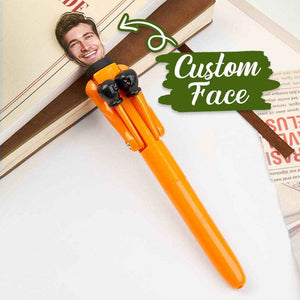 Personalized Boxing Pen with Face – Creative & Interactive Stress Relief Pen - Customise Now