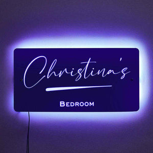 Personalized Name Mirror – Custom Light-Up LED Mirror - Customise Now