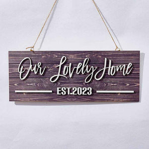 Custom Name Wood Sign – Personalized Wall Decor Plaque - Customise Now