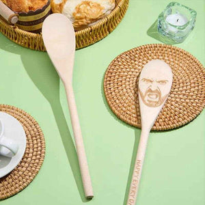 Custom Face Spoon – Engraved Spoon with Any Face or Facial Features - Customise Now