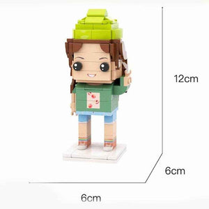 Custom 3D Brick Figure – Personalized Photo Block Toy | DIY Mini Brick Model - Customise Now