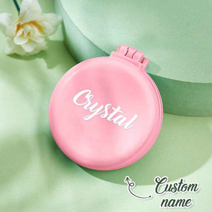 Personalized Cushion Mirror Comb – Custom Foldable Mirror with Name - Customise Now
