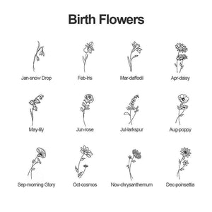 Custom Name Bookmark with Birth Month Flower – Personalized Floral Gift for Book Lovers - Customise Now