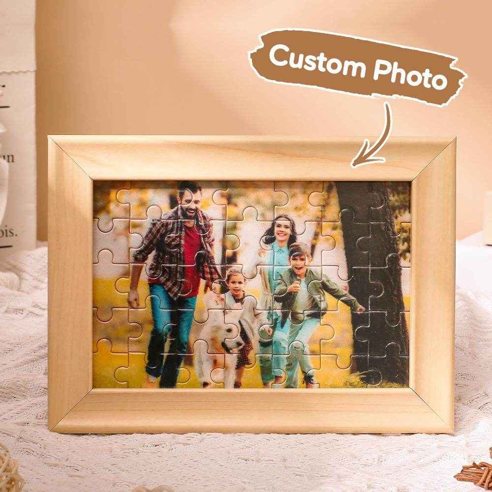 Custom Jigsaw Photo Frame – Unique Personalized Puzzle Display - Customise Now