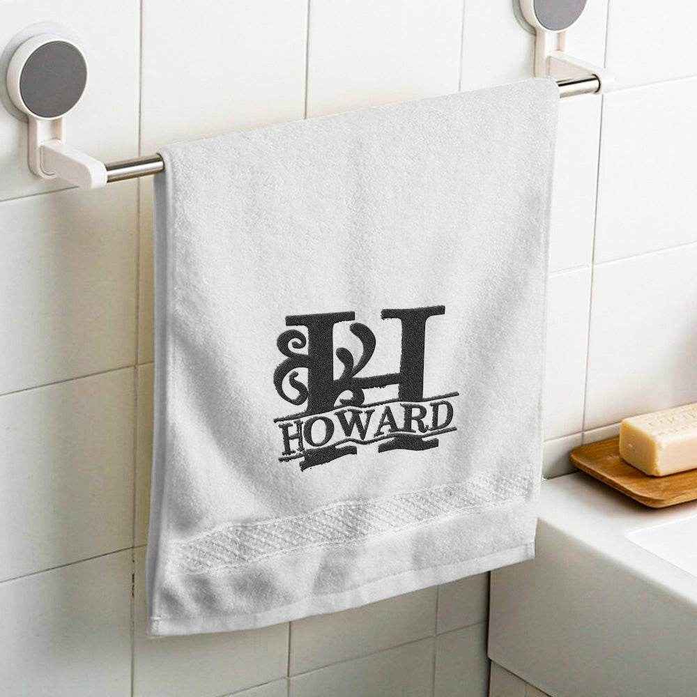 Custom Embroidered Towels – Personalized Monogrammed & Name Towel - Customise Now