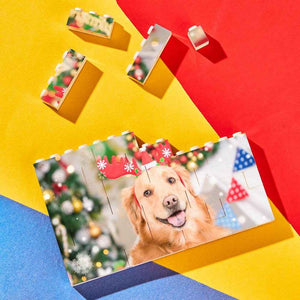 Personalized Horizontal Rectangle Photo Brick – Custom Building Block Gift - Customise Now