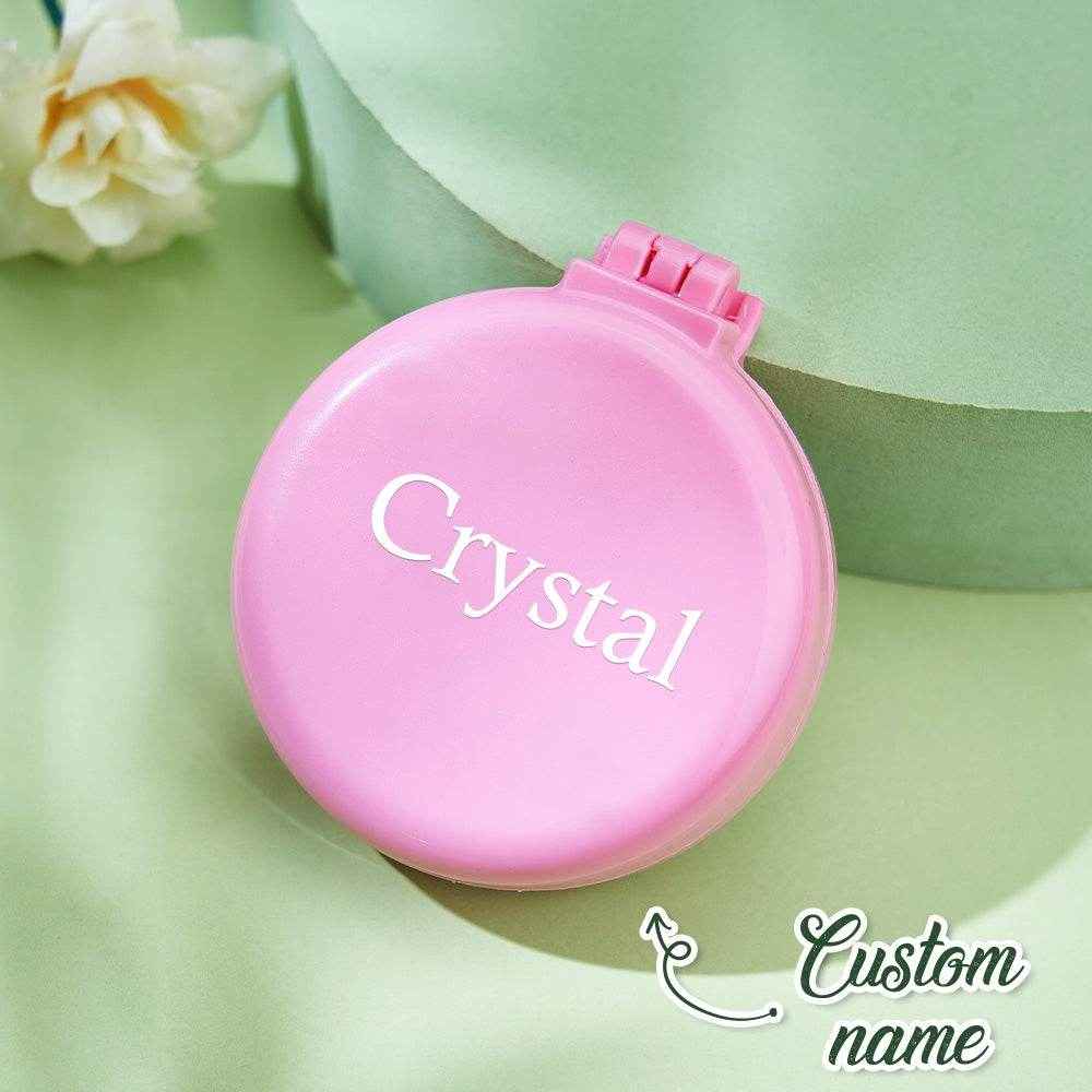 Personalized Cushion Mirror Comb – Custom Foldable Mirror with Name - Customise Now
