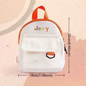 Personalized Mini Backpack with Embroidered Name – Custom Child’s School Bag - Customise Now