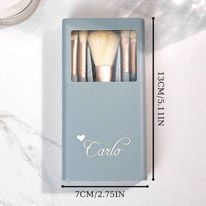 Personalized Engraved Makeup Brush Set – Custom Beauty Gift for Her - Customise Now