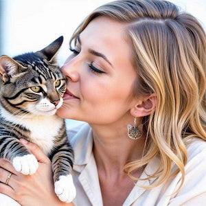 Personalized Pet Portrait Earrings – Custom Cat & Dog Jewelry Gift for Animal Lovers - Customise Now