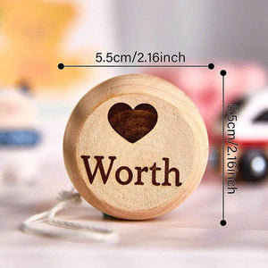 Personalized Wooden Yoyo – Engraved Name Educational Toy - Customise Now