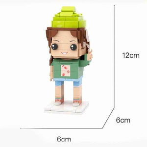 Customizable Child Brick Figure – 1 Person Small Mini Block Toy - Customise Now