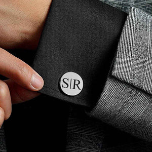 Personalized Engraved Tie Clip and Cufflinks Set – Custom Gift with Wooden Box - Customise Now