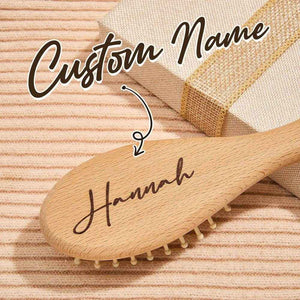 Personalized Baby Hairbrush – Custom Engraved Comb for Newborns & Baby Showers - Customise Now