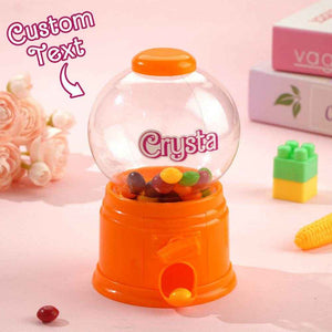 Personalized Mini Gashapon Candy Dispenser – Custom Name Birthday Gift for Kids - Customise Now