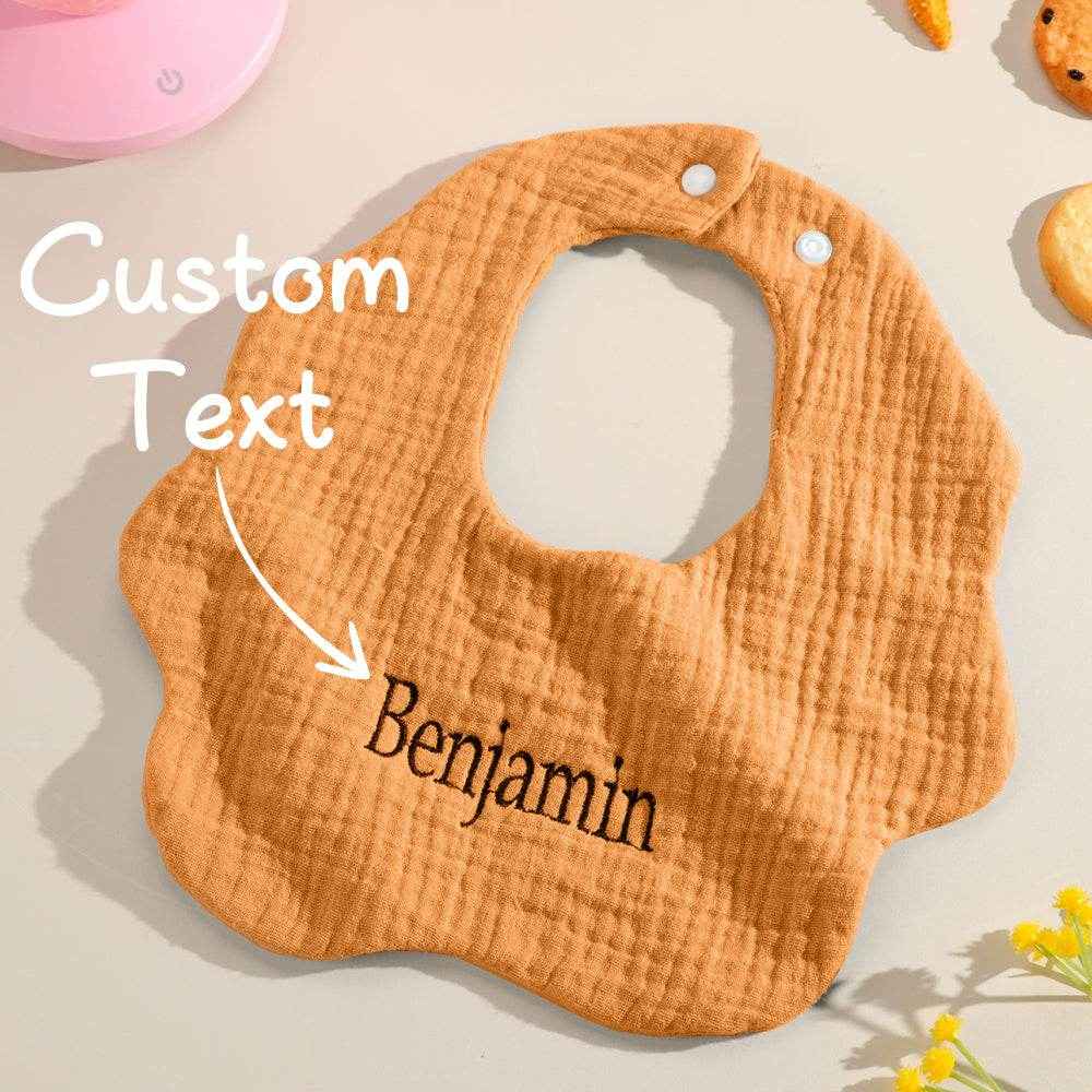 Personalized Baby Bib with Embroidered Name – Custom Gift for Babies - Customise Now