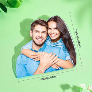 Personalized Photo Acrylic Button Charm – Custom Bogg Bag Accessory & Travel Gift for Her - Customise Now