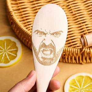 Custom Face Spoon – Engraved Spoon with Any Face or Facial Features - Customise Now