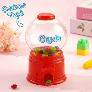 Personalized Mini Gashapon Candy Dispenser – Custom Name Birthday Gift for Kids - Customise Now