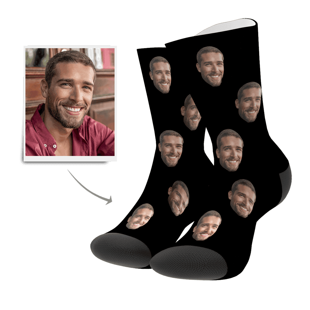 Custom Face Socks – Personalized Photo Socks for Fun & Unique Gifting - Customise Now
