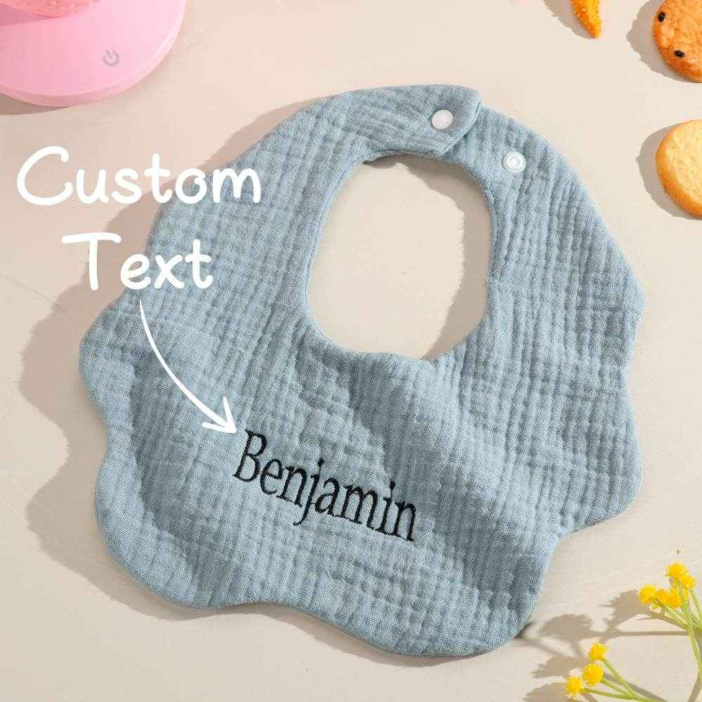 Personalized Baby Bib with Embroidered Name – Custom Gift for Babies - Customise Now