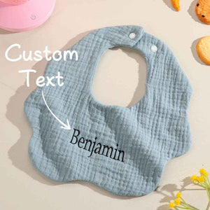 Personalized Baby Bib with Embroidered Name – Custom Gift for Babies - Customise Now