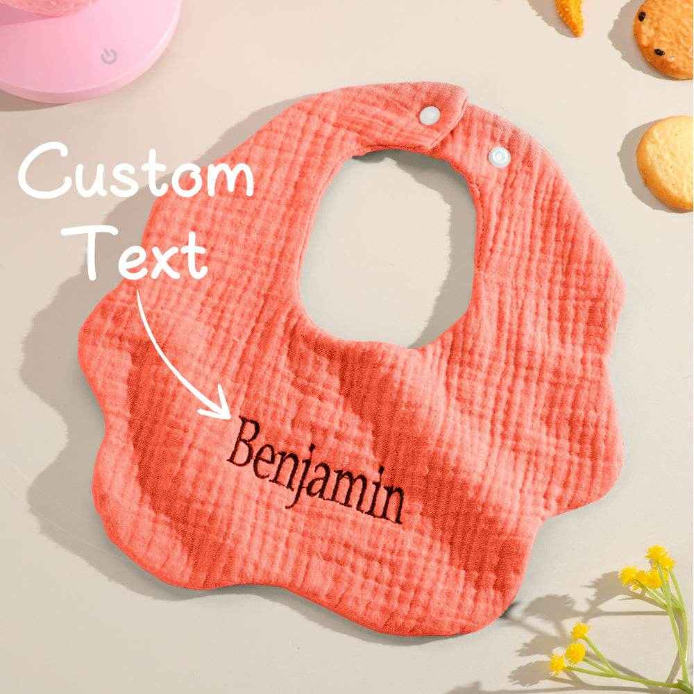 Personalized Baby Bib with Embroidered Name – Custom Gift for Babies - Customise Now