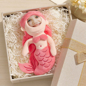 Custom Face on Plush Animal Keychain – Unique 3D Personalized Gift - Customise Now