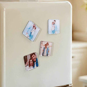 Personalized Fridge Magnets – Custom Acrylic Photo Squares - Customise Now