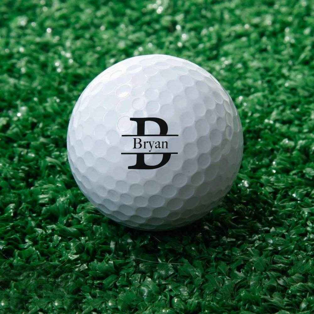 Personalized Engraved Name Golf Ball – Custom Monogram Gift for Golf Lovers - Customise Now