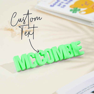 3D Printed Fridge Magnet with Custom Text – Personalized Kitchen Decor - Customise Now