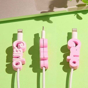 Personalized 3D Printed Name Cable Holder – Custom Mobile Phone Accessory - Customise Now