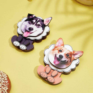 Custom Pet Fridge Magnet – Personalized Fun Cat & Dog Portrait Magnet - Customise Now