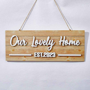 Custom Name Wood Sign – Personalized Wall Decor Plaque - Customise Now