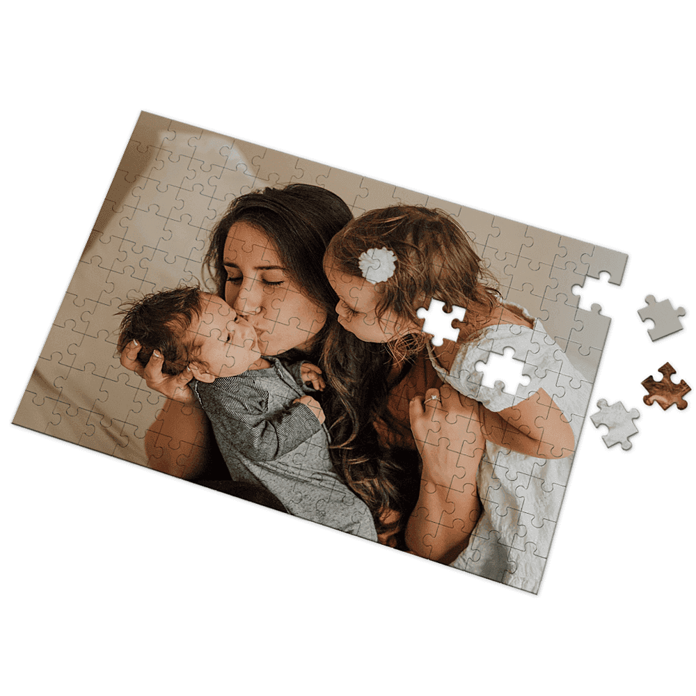 Custom Photo Jigsaw Puzzle – Personalized Cardboard Puzzle for All Ages - Customise Now