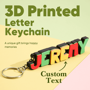 3D Cartoon Keyring with Name Plate – Custom Personalized Keychain - Customise Now