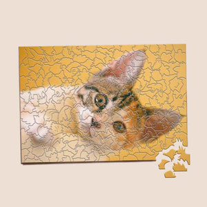 Personalized Wooden Jigsaw Puzzle – Custom Animal Shape Puzzle Gift - Customise Now
