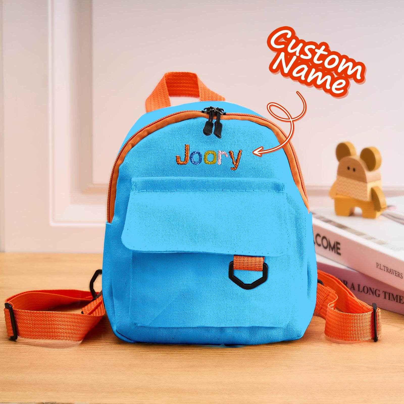 Personalized Mini Backpack with Embroidered Name – Custom Child’s School Bag - Customise Now