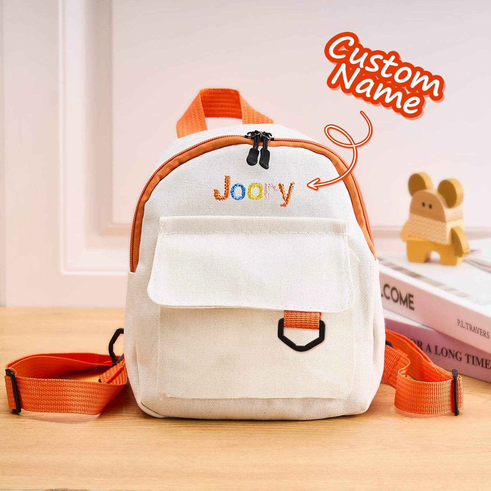 Personalized Mini Backpack with Embroidered Name – Custom Child’s School Bag - Customise Now