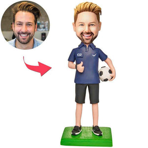 Custom Bobblehead for Football Fans – Personalized Player Figurine - Customise Now