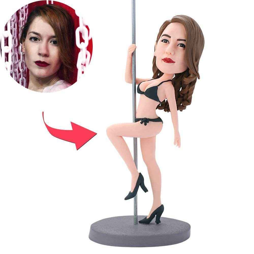 Personalized Pole Dancing Bobblehead – Custom Exotic Dance Figurine - Customise Now