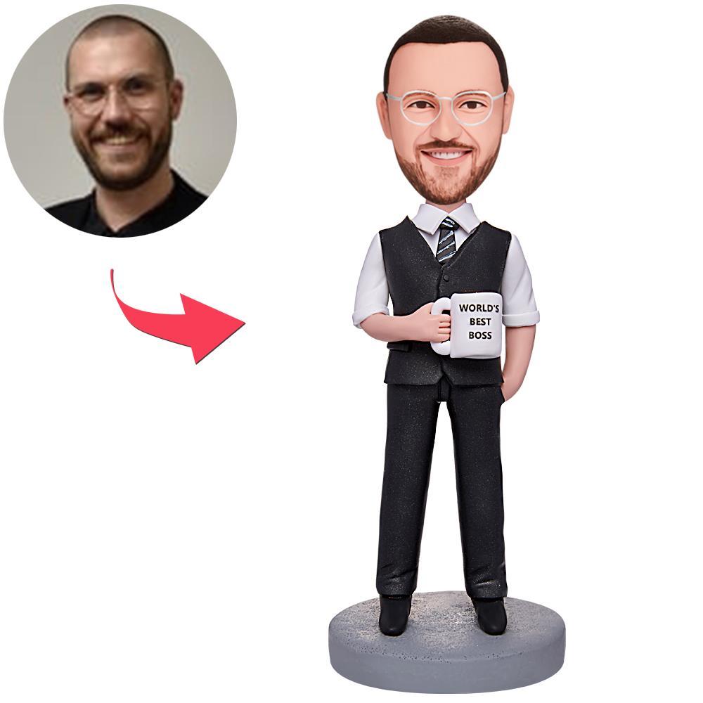 Custom Office Bobblehead – Personalised Boss Appreciation Gift