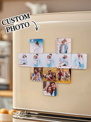 Personalized Fridge Magnets – Custom Acrylic Photo Squares - Customise Now