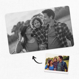 Personalized Wallet Photo Card – Custom Black & White Picture Insert - Customise Now