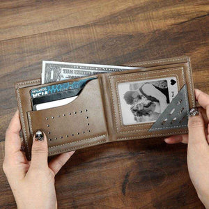 Personalized Love Photo Wallet Card – Polaroid-Style Metal Keepsake - Customise Now