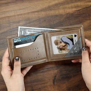 Personalized Love Photo Wallet Card – Polaroid-Style Metal Keepsake - Customise Now